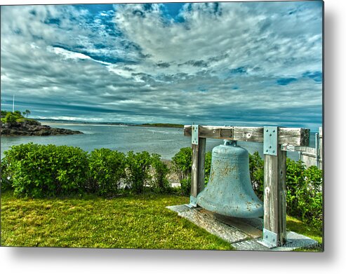 Biddeford Metal Print featuring the photograph Biddeford Pool Bell by Brenda Jacobs