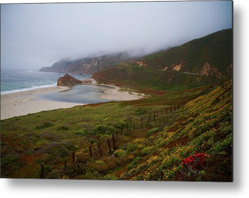 Landscape Metal Print featuring the photograph Big Sur by Tom Kelly