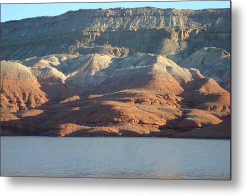 Landscape Metal Print featuring the photograph Bighorn Lake by Susan Woodward
