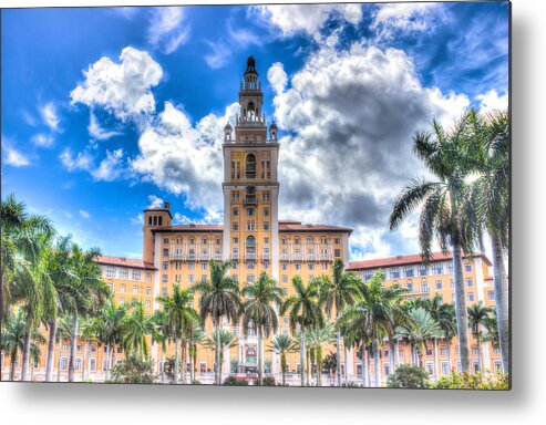 Biltmore Hotel Metal Print featuring the photograph Biltmore Hotel By the Gables by George Kenhan