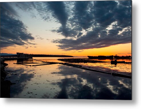  Breakwater Metal Print featuring the photograph Black Cloud Hulk by Darren Bradley