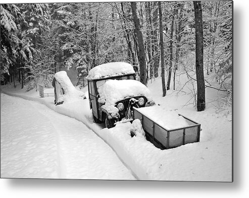 Snow Metal Print featuring the photograph Blanket of Snow by Barbara West