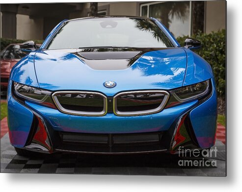 Bmw Metal Print featuring the photograph Bmw I8 by Dennis Hedberg