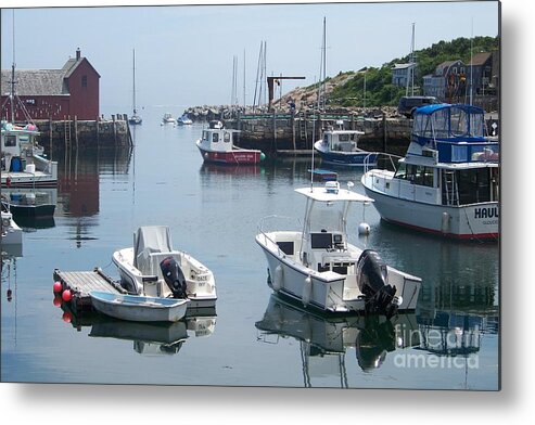 Boating Community Metal Print featuring the photograph Massachusetts Boating Community by Eunice Miller