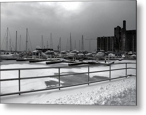 Toronto Canvas Prints Metal Print featuring the photograph Boats on Ice by Nicky Jameson