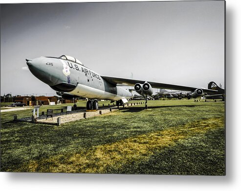 Aerial Warfare Metal Print featuring the photograph Boeing B-47B Stratojet by Chris Smith