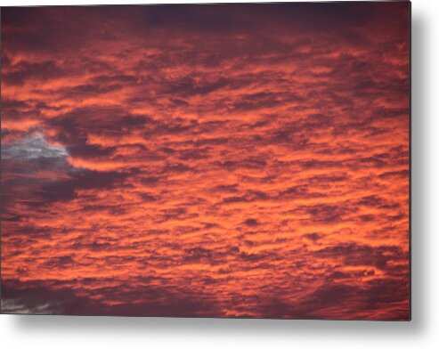 Sunset Metal Print featuring the photograph Boiling Sky by Debbie Cundy