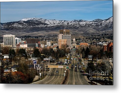 City Metal Print featuring the photograph Boise Idaho by Robert Bales