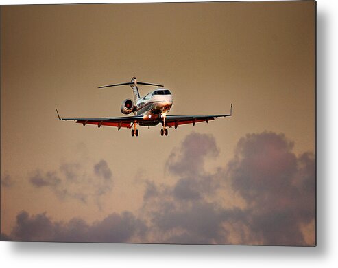 �2011 James David Phenicie Metal Print featuring the photograph Bombardier BD100 by James David Phenicie