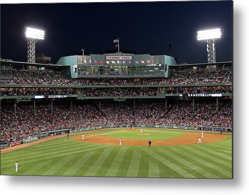 Ballpark Metal Print featuring the photograph Boston Fenway Park Baseball by Juergen Roth