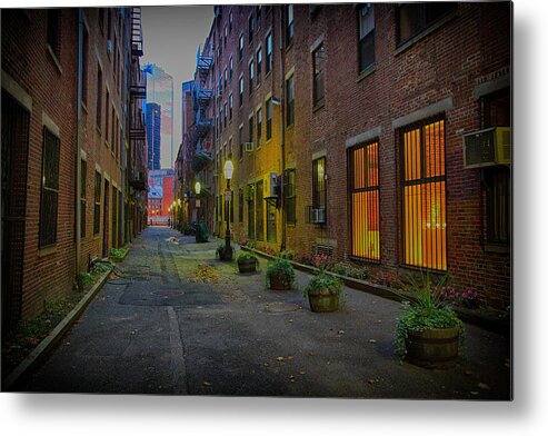 5d Mark Iii Metal Print featuring the photograph Boston Street by John Hoey