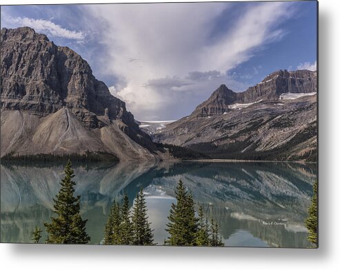 Banff Metal Print featuring the photograph Bow River Parkway Glaciers and Lakes by Angela Stanton