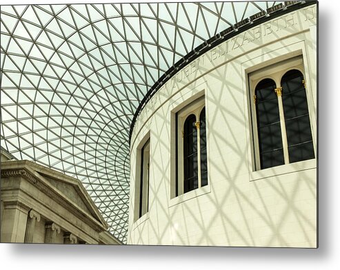 British Museum Metal Print featuring the photograph British Museum 1 by Nigel R Bell