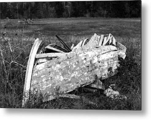 Old Boat Metal Print featuring the photograph Broken Dreams by Mark Steven Houser