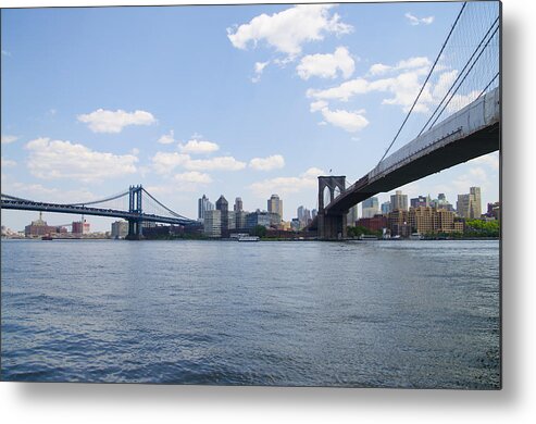 Brooklyn Metal Print featuring the photograph Brooklyn New York by Bill Cannon
