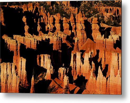 Daniel Woodrum Metal Print featuring the photograph Bryce Canyon Hoodoos at Sunset II by Daniel Woodrum