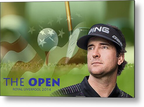 Golf Metal Print featuring the photograph Bubba Watson by Spikey Mouse Photography