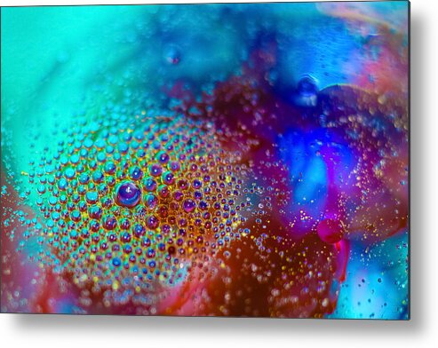 Carrie Cole Metal Print featuring the photograph Bubbles by Carrie Cole