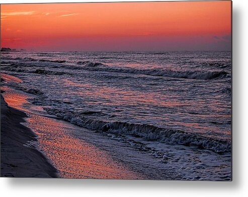 Alabama Metal Print featuring the digital art Bubbling Surf by Michael Thomas