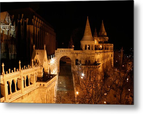 Hungary Metal Print featuring the photograph Budapest at Midnight by Jon Emery
