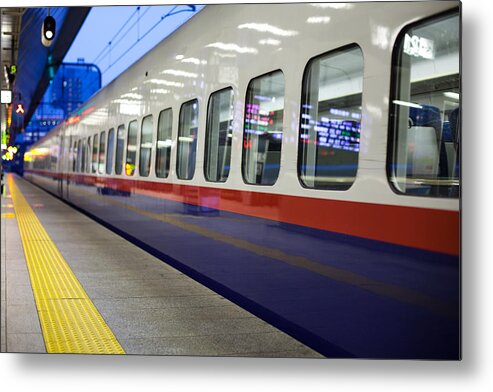 Bullet Metal Print featuring the photograph Bullet Train by Brad Brizek