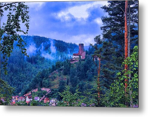 Castle Metal Print featuring the photograph BurgBadLiebenzell by Martin Michael Pflaum