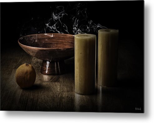Bath Metal Print featuring the photograph Burning by Don Hoekwater Photography