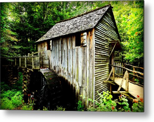 Cades Cove Metal Print featuring the photograph Cable Mill - Cades Cove by Stephen Stookey