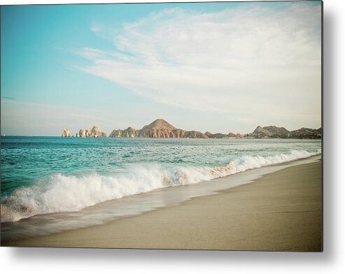 Water's Edge Metal Print featuring the photograph Cabos San Lucas by Christopher Kimmel
