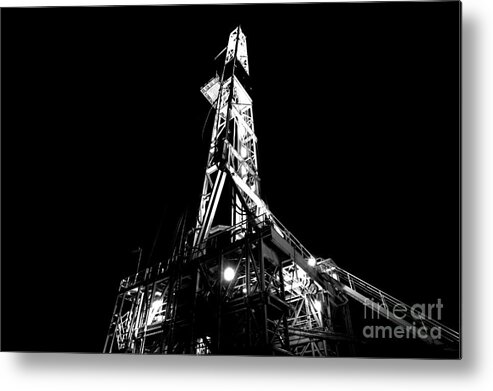 Rig-157 Metal Print featuring the photograph Cac001bw-76 by Cooper Ross