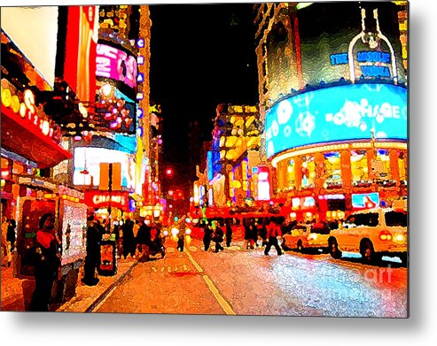 Nyc Metal Print featuring the photograph Caffeine Dreams by Scott Evers