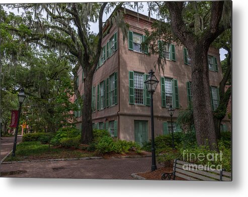 College Of Charleston Metal Print featuring the photograph Campus Walk by Dale Powell