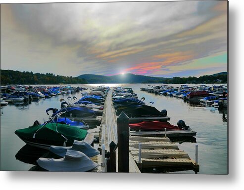Landscape Metal Print featuring the photograph Candlewood Lake by Diana Angstadt