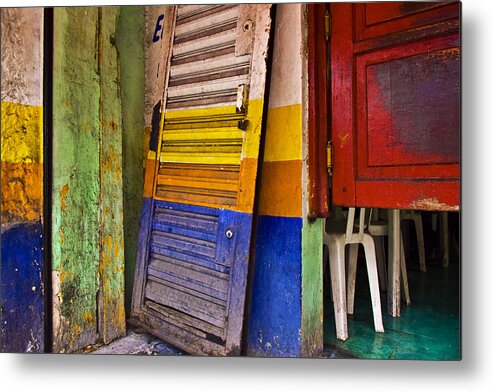 Cantina Metal Print featuring the photograph Cantina by Skip Hunt