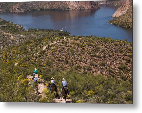 Arizona Metal Print featuring the photograph Canyon Lake in Springtime by Steve Wile