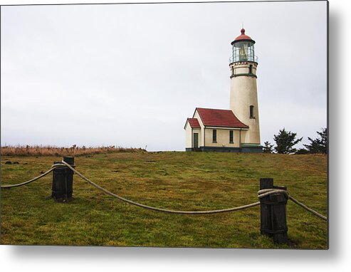 Oregon Metal Print featuring the photograph Cape Blanco Lighthouse by Mark Kiver