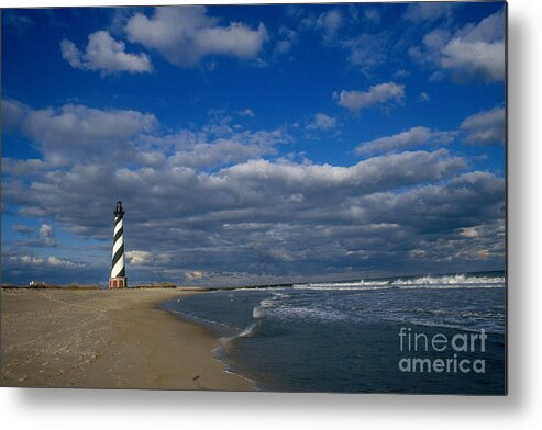 Lighthouse Metal Print featuring the photograph Cape Hatteras Lighthouse by Bruce Roberts