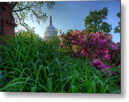Capitol Metal Print featuring the photograph Capitol Dome by Michael Donahue