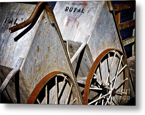 Carts Metal Print featuring the photograph Carts Before the Catch by Sherry Davis