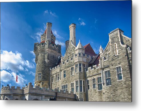 Buildings Metal Print featuring the photograph Casa Loma 1258 by Guy Whiteley