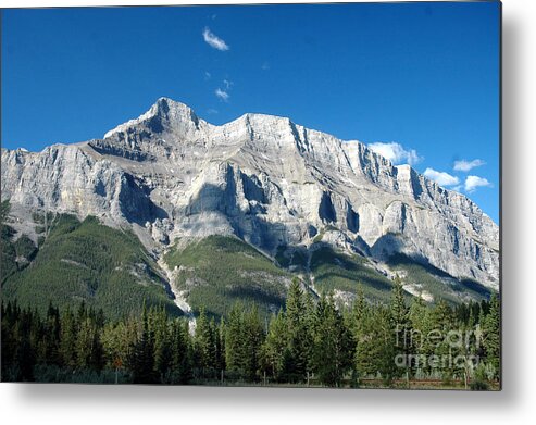 Mountain Metal Print featuring the photograph 917A Castle Cliffs Canada by NightVisions