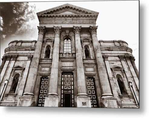 Cathedral Metal Print featuring the photograph Cathedral Basilica of Saints Peter and Paul - Philadelphia by Photography By Sai