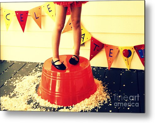 Party Metal Print featuring the photograph Celebrate by Valerie Reeves