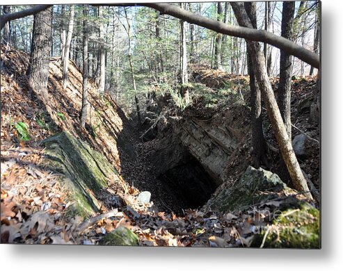 Rosendale Metal Print featuring the photograph Cement Cave by Cornelia DeDona