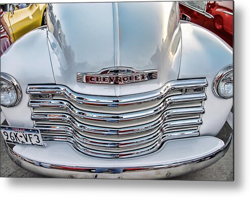 Classic Auto Metal Print featuring the photograph Chevy Pickup Classic by Dyle  Warren