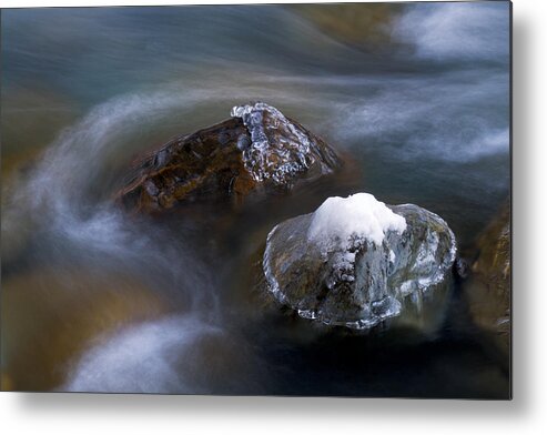 Chilliwack River Metal Print featuring the photograph Chilliwack River Abstract by Michael Russell