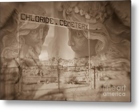 Arizona Metal Print featuring the photograph Chloride Cemetery by Marianne Jensen