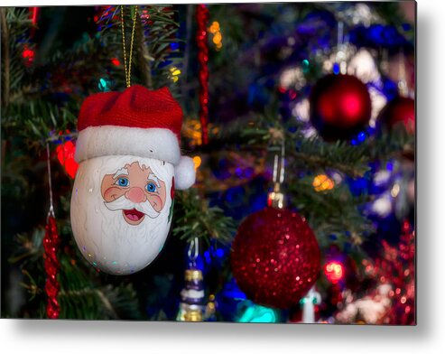 Tree Metal Print featuring the photograph Christmas Card by Eduard Moldoveanu