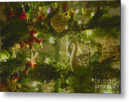Santa Metal Print featuring the photograph Christmas Cheer by Cassandra Buckley