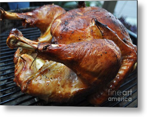Turkey Metal Print featuring the photograph Christmas Turkey by Gwyn Newcombe